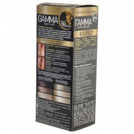 Крем-краска для волос GAMMA Perfect Color стойкая 8.3 Сливочная карамель Окисл.крем 9%