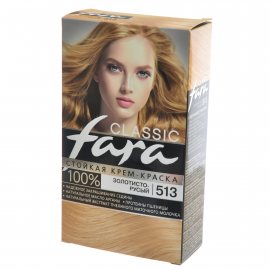 Крем-краска для волос FARA Classic стойкая 513 Золотисто-русый
