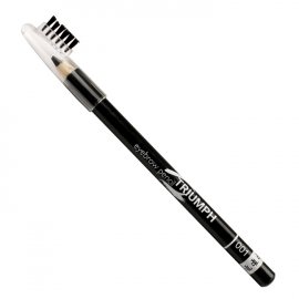 Карандаш для бровей TRIUMPF №001 Черный +щеточка, Eyebrow pencil