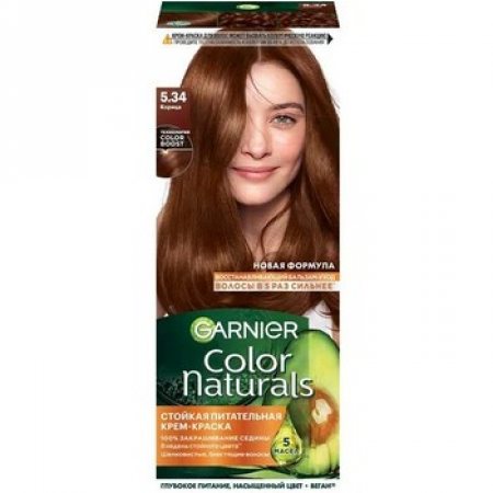 Крем-краска для волос GARNIER COLOR NATURALS стойкая 5.34 Корица