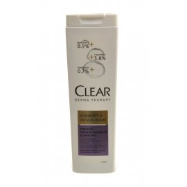 Шампунь для волос CLEAR Derma Therapy Комфорт и увлажнение 380мл