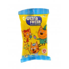 Салфетки влажные для детей Ultra Fresh Premium 15шт Три Кота