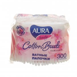 Ватные палочки AURA Beauty 300шт