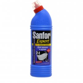 Чистящее средство SANFOR Санитарно-гигиеническое для ванной Лимонная свежесть 750г