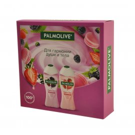 Подарочный набор PALMOLIVE (Крем-гель 250 Ежев.смузи+Крем-гель 250 Клубн.смузи) Гурмэ Спа