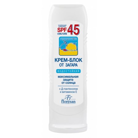 Крем ФЛОРЕСАН Солнцезащитный для жирной и проблемной кожи SPF45 125мл