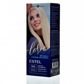 Крем-краска для волос ESTEL LOVE 10/0 Блондин платиновый