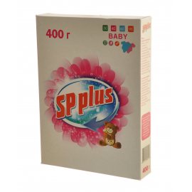 Стиральный порошок SP Plus универсальный для детского белья Baby 400г