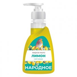 Мыло жидкое для рук ФЛОРА Народное Лимон 250мл