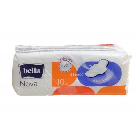 Прокладки BELLA NOVA с крылышками 10шт дышащие