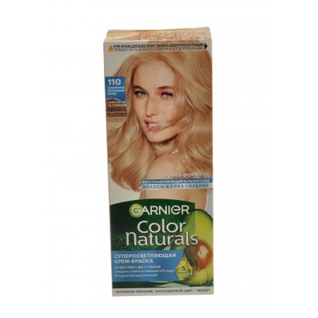 Крем-краска для волос GARNIER COLOR NATURALS стойкая 110 Суперосветляющий натуральный блонд