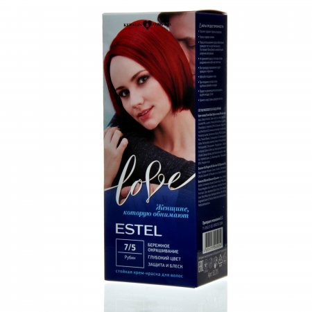 Крем-краска для волос ESTEL LOVE 7/5 Рубин