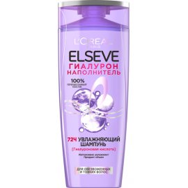 Шампунь для волос ELSEVE Увлажняющий для обезвоженных и тонких Гиалурон 400мл