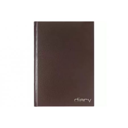 Ежедневник ATTOMEX А5 272стр DIARY,коричневый,недатированный