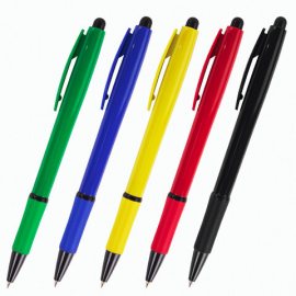 Ручка STAFF Шариковая автоматическая Синяя Manager Color 0.35мм, ВР-17 ассорти с грипом