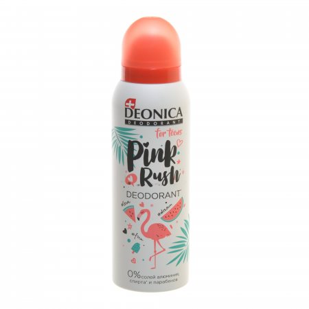 Дезодорант DEONICA For Teens женский Спрей Pink Rush 125мл