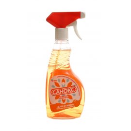 Средство для мытья стекол,пластика и зеркал САНОКС Orange 500мл