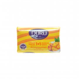 Крем-мыло туалетное DURU 1+1 Сочный персик и Знойное манго 80г