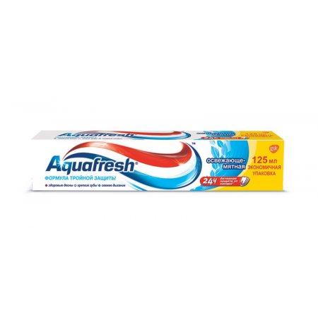 Зубная паста AQUAFRESH 3+ Освежающе-Мятная 125мл