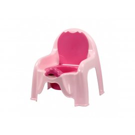 Горшок стульчик, розовый,М 1528