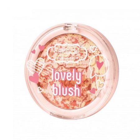 Румяна ESTRADE компактные №202 персик,Lovely Blush,матовые 5г