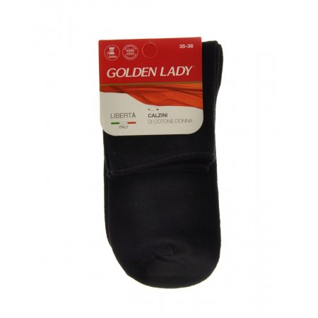 Носки GOLDEN LADY Liberta Женские р.35-38 Nero хлопок-80%