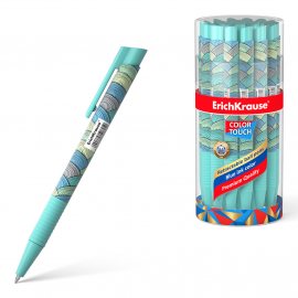 Ручка ER.KRAUSE Шариковая автоматическая Синяя Color Touch Emerald Wave 0.7мм