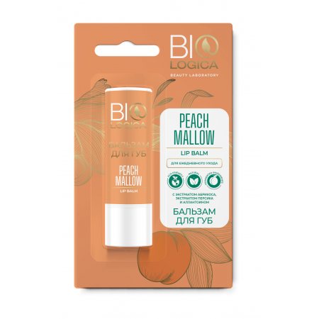 Бальзам для губ BIOLOGICA PEACH MALLOW экстр.абрикоса,персика и аллантоином 3.60г