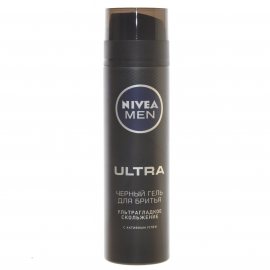 Гель для бритья NIVEA Men Ultra Черный 200мл