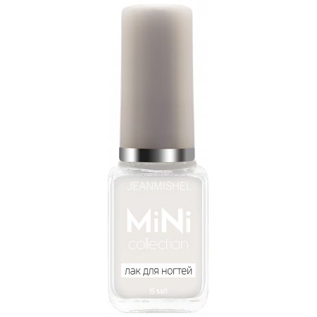 Лак для ногтей Jean Mishel MiNi collection №101 белый матовый 6мл