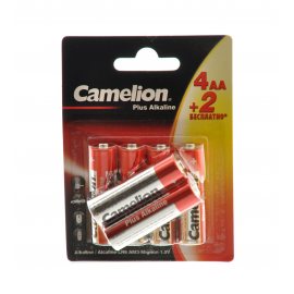 Батарейка CAMELION Plus Алкалиновая LR6 AA 1.5В 4+2шт