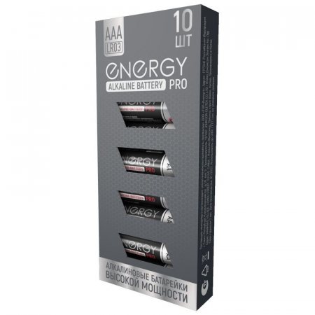 Батарейка ENERGY Pro Алкалиновая LR03 AAA 10шт