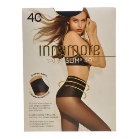 Колготки INNAMORE Talia Slim 40 р.3 Nero/Черный утягивающ.пояс