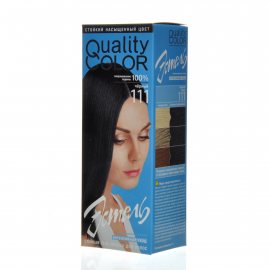 Гель-краска для волос ESTEL QUALITY Color стойкая 111 Черный