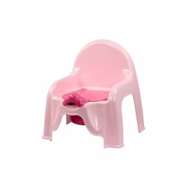 Горшок стульчик, розовый,М 1528