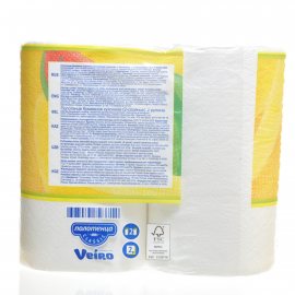 Полотенца бумажные LINIA VEIRO Classic Plus 2-х слойные 2рул