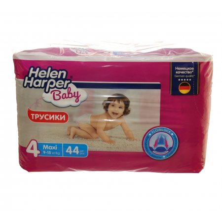 Подгузники-трусики HELEN HARPER Baby 9-15кг 44шт maxi 4