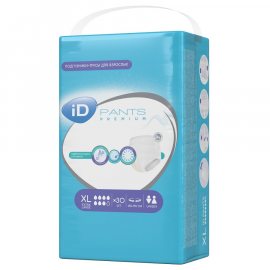 Трусы - подгузники для взрослых iD PANTS Premium р.XL 130-170см 30шт