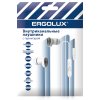 Наушники ERGOLUX ELX-WHP02P-C01 вакумные с микроф.проводные,3.5мм,1.2м,белые