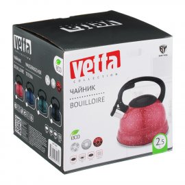 Чайник VETTA 2.5л стальной ECO индукция 4 цвета