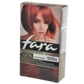 Крем-краска для волос FARA Classic стойкая 509а Гранатовый