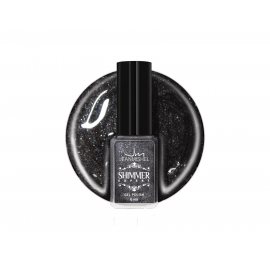 Лак для ногтей Jean Mishel Shimmer с эффектом геля S102 Черно-серый 6мл