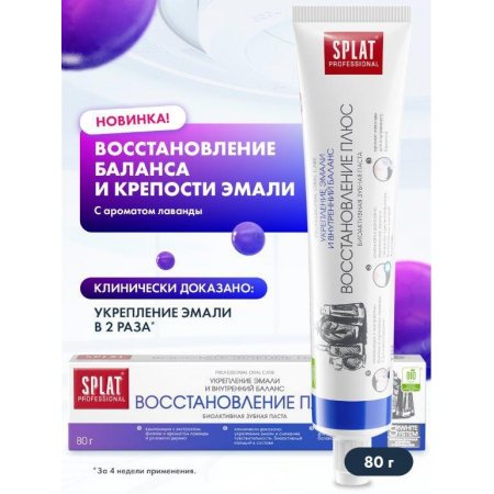 Зубная паста SPLAT Professional Восстановление плюс 80г