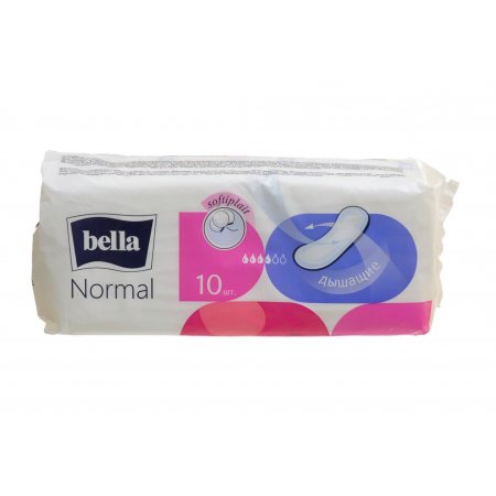 Прокладки BELLA NORMAL дышащие без крылышек 10шт Soft