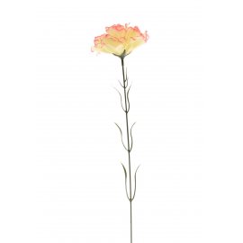 Цветок ZigZagDecor Гвоздика 45см кремово-розовая, KFF-3