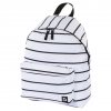 Рюкзак BRAUBERG универсальный сити-формат, белый в полоску, 20л,41х32х14см