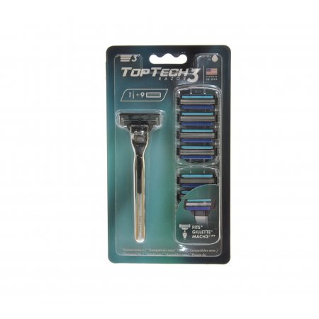 Станок бритвенный TopTech Razor 3 1шт9кас 3 лезвия