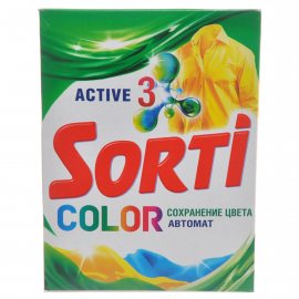 Стиральный порошок SORTI Автомат Color Сохранение цвета 350г