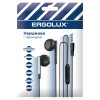 Наушники ERGOLUX ELX-WHP01P-C02 вкладыши с микроф.проводные,3.5мм,1.2м,черные