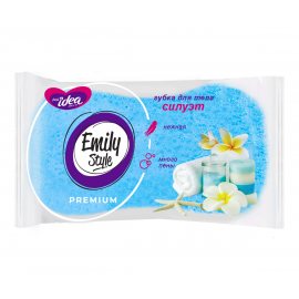 Губка для тела Emily Style поролоновая Восьмерка Premium By Fresh Idea, Силуэт 140х90х50см